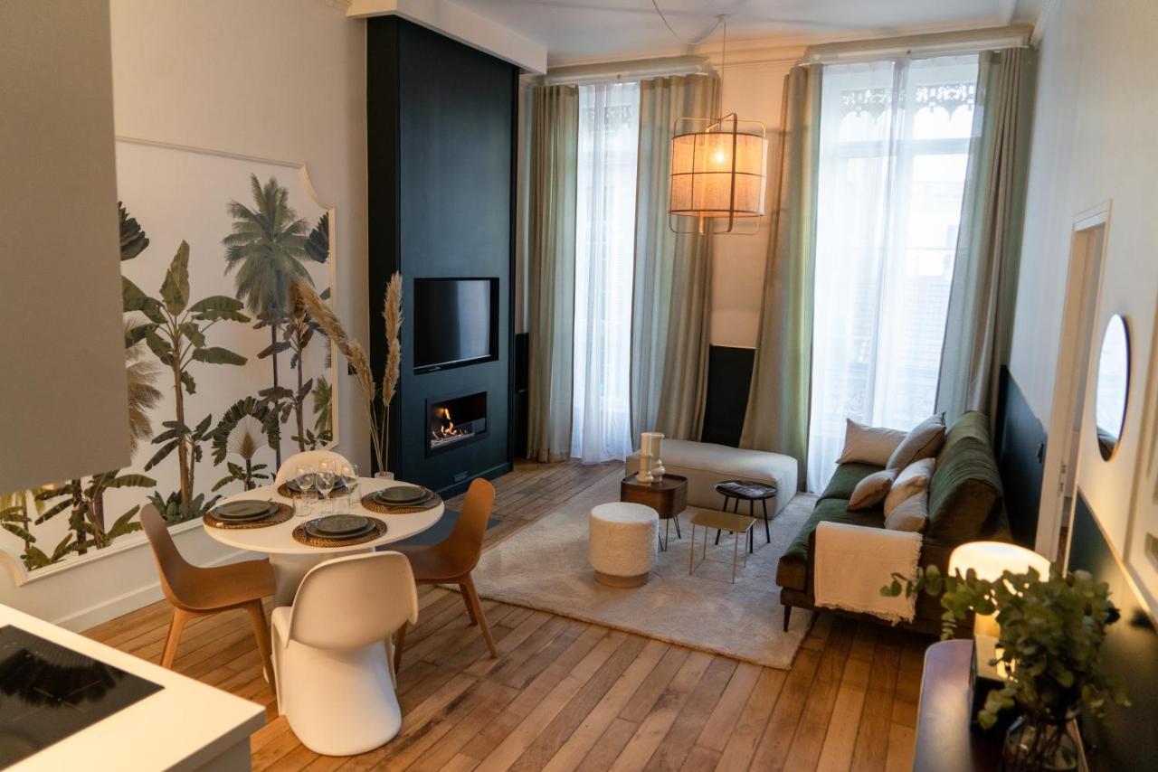 סן-אטיין Beige Hospitalite - Coco - Hypercentre-2Chambres-Parking-Zen מראה חיצוני תמונה