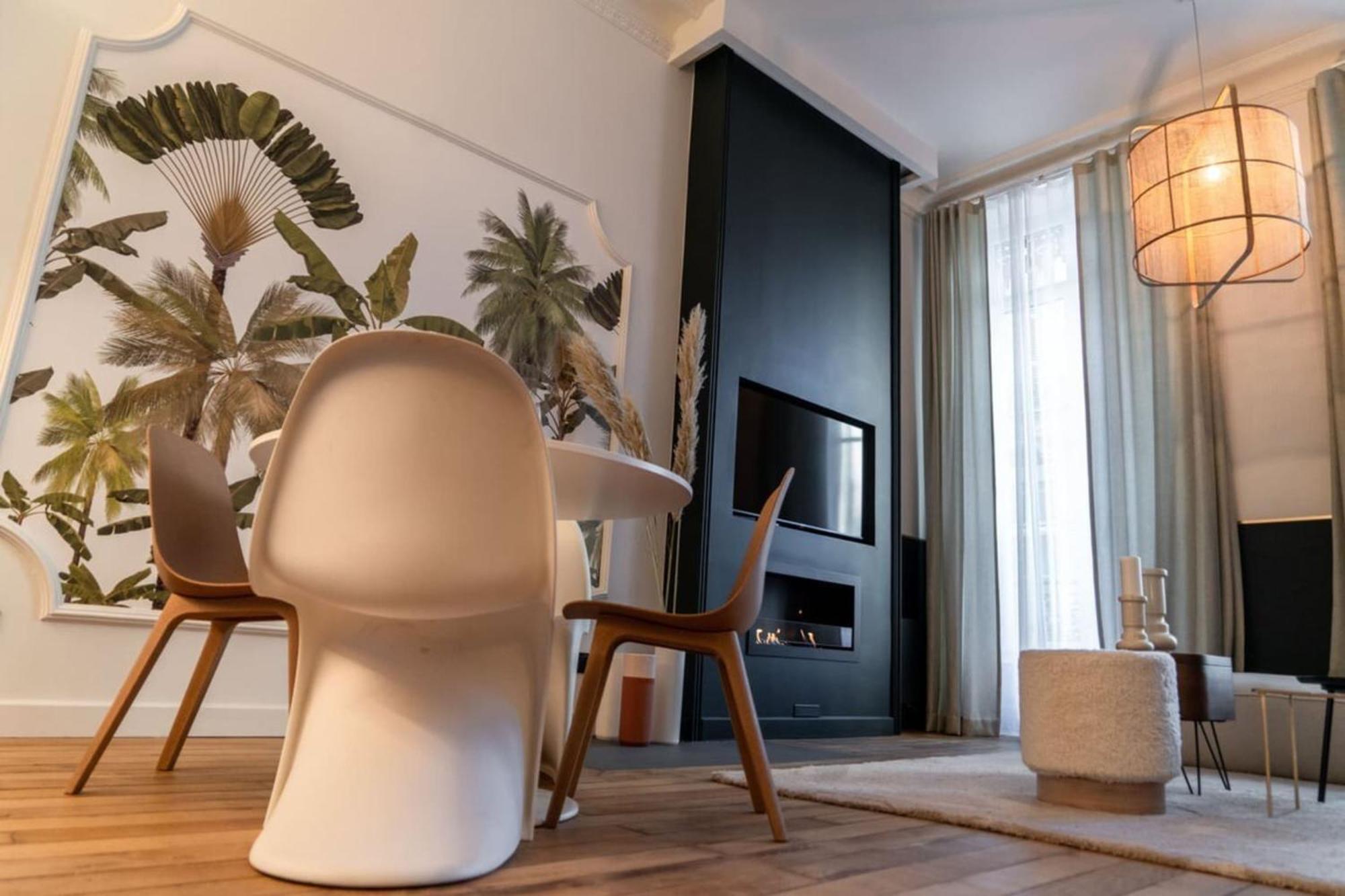 סן-אטיין Beige Hospitalite - Coco - Hypercentre-2Chambres-Parking-Zen מראה חיצוני תמונה